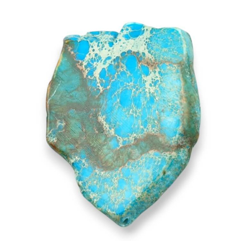 Imperial jasper slice with hole 43x32 mm no 191 Imperial jasper slice with hole 43x32 mm no 191
