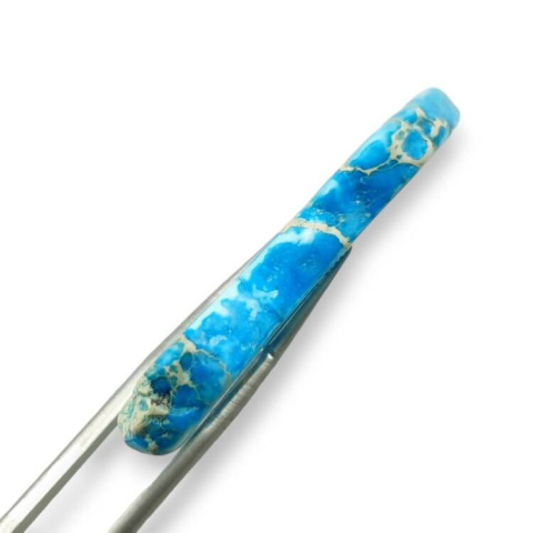 Jaspis cesarski plaster z dziurką 43x36 mm nr 179 Jaspis cesarski plaster z dziurką 43x36 mm nr 179