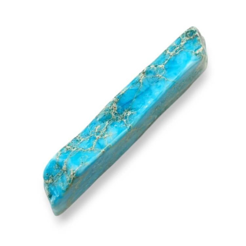 Imperial jasper slice with hole 44x20 mm no 183 Imperial jasper slice with hole 44x20 mm no 183