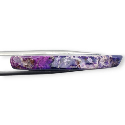 Imperial jasper slice with hole 44x25 mm no. 319 Imperial jasper slice with hole 44x25 mm no. 319