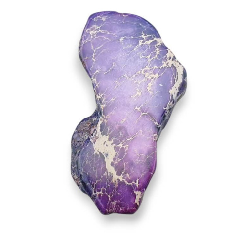 Imperial jasper slice with hole 44x25 mm no. 319 Imperial jasper slice with hole 44x25 mm no. 319