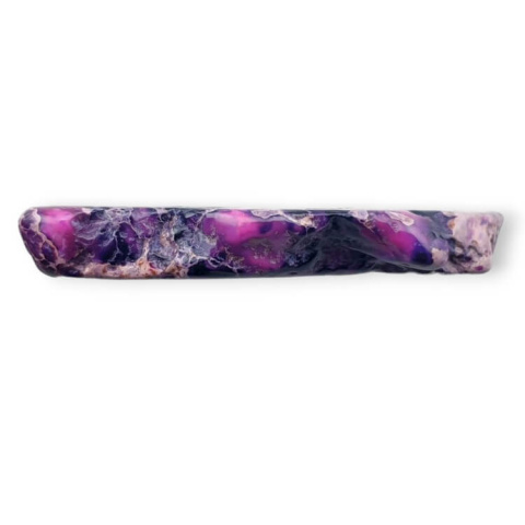 Imperial jasper slice with hole 44x30 mm no 309 Imperial jasper slice with hole 44x30 mm no 309