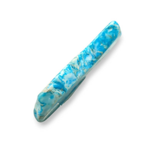 Jasper imperial slice with hole 44x35 mm no. 184 Jasper imperial slice with hole 44x35 mm no. 184