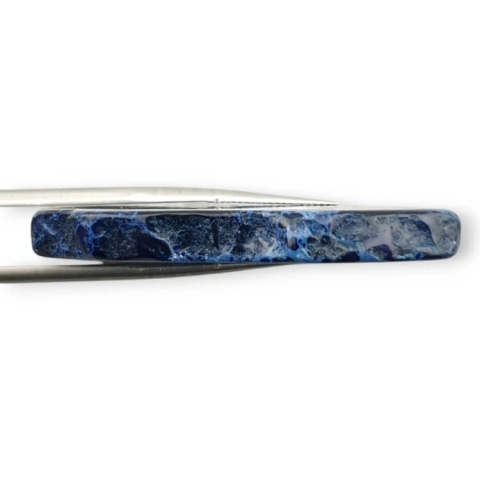 Imperial jasper slice with hole 45x25 mm no 265 Imperial jasper slice with hole 45x25 mm no 265
