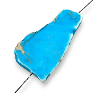 Jaspis cesarski plaster z dziurką 45x26 mm nr 181