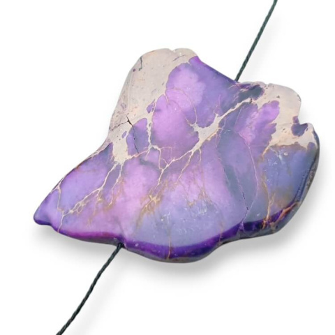 Imperial jasper slice with hole 45x34 mm no 297 Imperial jasper slice with hole 45x34 mm no 297