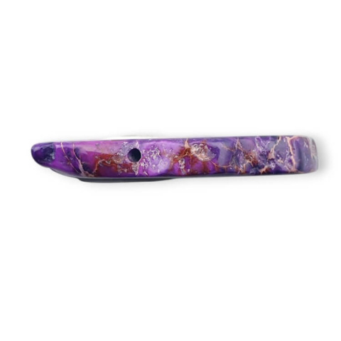 Imperial jasper slice with hole 45x34 mm no 297 Imperial jasper slice with hole 45x34 mm no 297