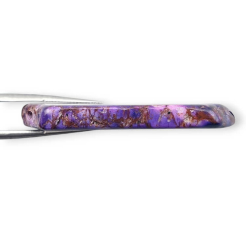 Imperial jasper slice with hole 46x21 mm no. 278 Imperial jasper slice with hole 46x21 mm no. 278