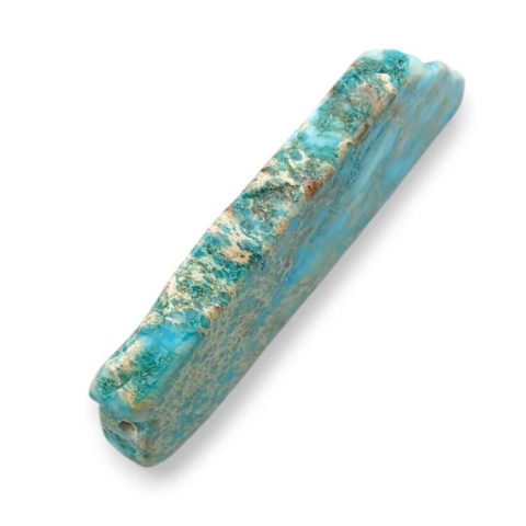 Imperial jasper slice with hole 46x25 mm no 169 Imperial jasper slice with hole 46x25 mm no 169