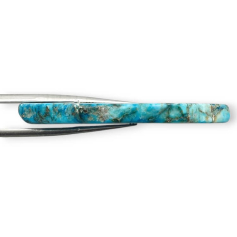 Imperial jasper slice with hole 46x25 mm no. 366 Imperial jasper slice with hole 46x25 mm no. 366