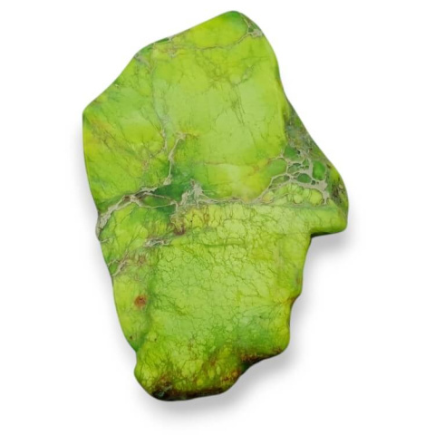 Imperial jasper slice with hole 46x28 mm no. 204 Imperial jasper slice with hole 46x28 mm no. 204