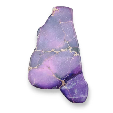 Imperial jasper slice with hole 46x28 mm no. 276 Imperial jasper slice with hole 46x28 mm no. 276