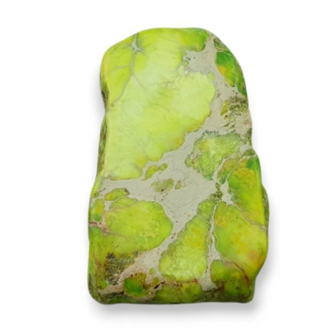 Imperial jasper slice with hole 46x29 mm no. 196 Imperial jasper slice with hole 46x29 mm no. 196