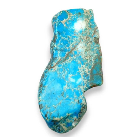 Imperial jasper slice with hole 47x24 mm no 176 Imperial jasper slice with hole 47x24 mm no 176