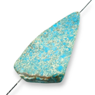 Jaspis cesarski plaster z dziurką 47x25 mm nr 174
