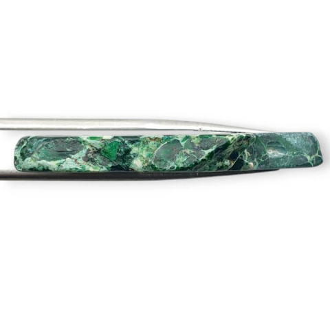 Imperial jasper slice with hole 49x26 mm no. 334 Imperial jasper slice with hole 49x26 mm no. 334