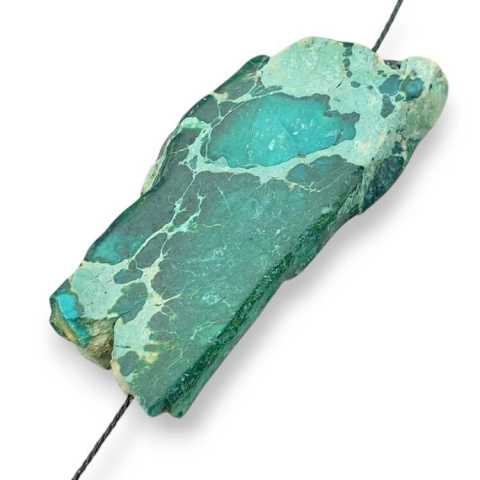 Imperial jasper slice with hole 50x22 mm no 332 Imperial jasper slice with hole 50x22 mm no 332