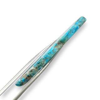 Imperial jasper slice with hole 54x22 mm no 190