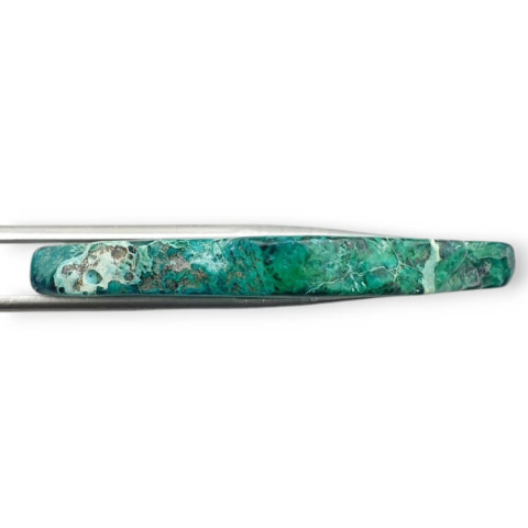 Imperial jasper slice with hole 57x29 mm no 341 Imperial jasper slice with hole 57x29 mm no 341