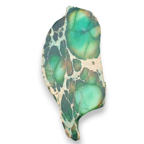 Imperial jasper slice with hole 60x27 mm no 322 Imperial jasper slice with hole 60x27 mm no 322