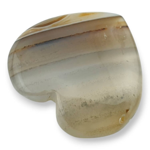 Agat botswana kaboszon serce 29x28 mm nr 1 Agat botswana kaboszon serce 29x28 mm nr 1
