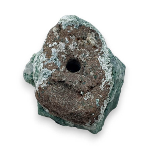 Agat indyjski bryłka z dziurką 24x21 mm nr 100 Agat indyjski bryłka z dziurką 24x21 mm nr 100