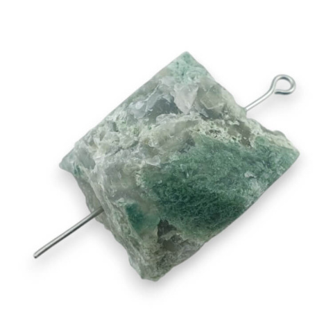 Indian agate nugget with hole 25x24 mm no 39 Indian agate nugget with hole 25x24 mm no 39