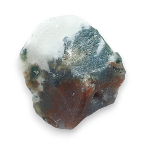 Agat indyjski bryłka z dziurką 27x21 mm nr 42 Agat indyjski bryłka z dziurką 27x21 mm nr 42