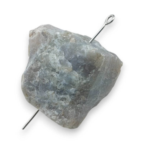 Agat indyjski bryłka z dziurką 27x23 mm nr 47 Agat indyjski bryłka z dziurką 27x23 mm nr 47