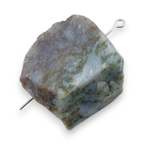 Indian agate nugget with hole 28x21 mm no 63 Indian agate nugget with hole 28x21 mm no 63