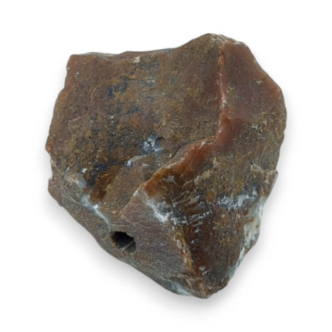 Agat indyjski bryłka z dziurką 30x19 mm nr 84 Agat indyjski bryłka z dziurką 30x19 mm nr 84