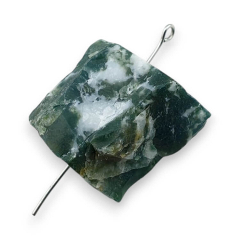 Indian agate nugget with hole 31x25 mm no 83 Indian agate nugget with hole 31x25 mm no 83