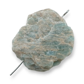 Amazonit bryłka z dziurką 27x26 mm nr 153