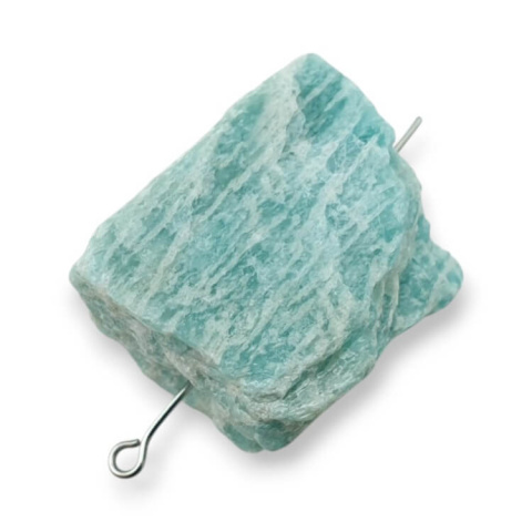 Amazonite nugget with hole 27x31 mm no 130 Amazonite nugget with hole 27x31 mm no 130