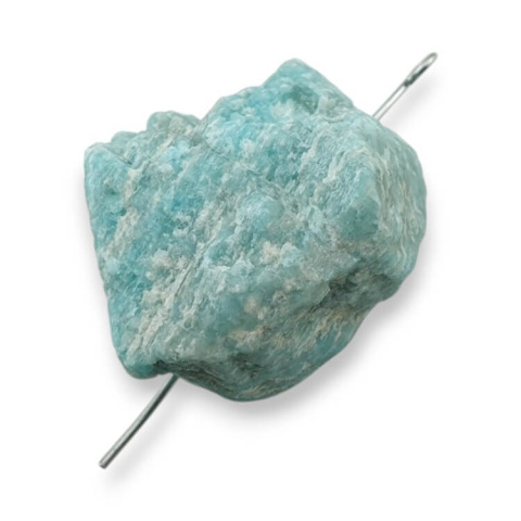 Amazonite nugget with hole 31x22 mm no. 149 Amazonite nugget with hole 31x22 mm no. 149