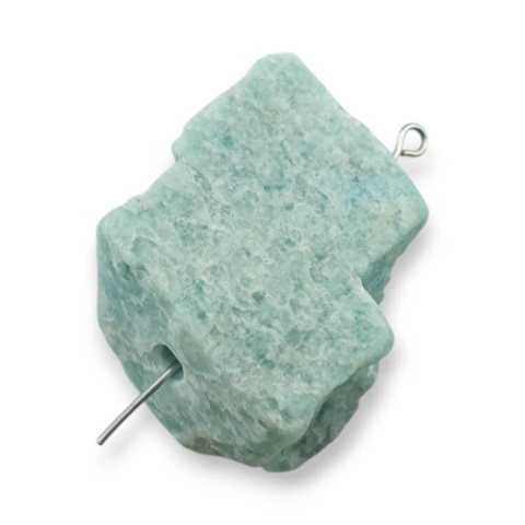 Amazonite nugget with hole 33x25 mm no 150 Amazonite nugget with hole 33x25 mm no 150