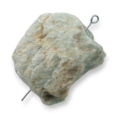 Amazonite nugget with hole 33x28 mm no 137 Amazonite nugget with hole 33x28 mm no 137