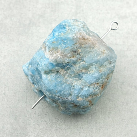 Apatite nugget with hole 30x23 mm no 81 Apatite nugget with hole 30x23 mm no 81