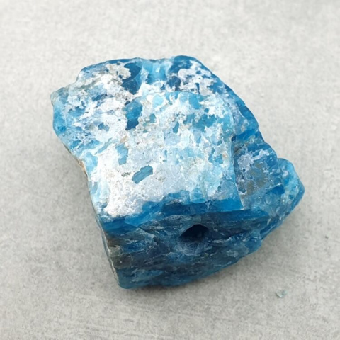 Apatite nugget with hole 34x18 mm no. 83 Apatite nugget with hole 34x18 mm no. 83