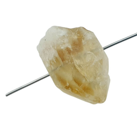 Citrine nugget with hole 20x13 mm no 561 Citrine nugget with hole 20x13 mm no 561