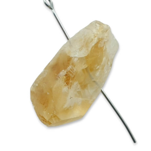 Citrine nugget with hole 27x14 mm no 515 Citrine nugget with hole 27x14 mm no 515