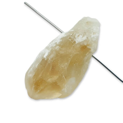 Citrine nugget with hole 29x14 mm no 489 Citrine nugget with hole 29x14 mm no 489