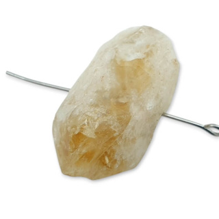 Citrine nugget with hole 29x16 mm no 480