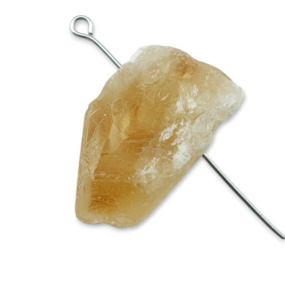 Citrine nugget with hole 29x16 mm no 498