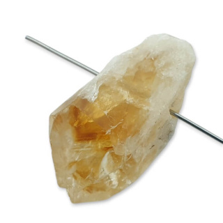 Citrine nugget with hole 29x16 mm no 536