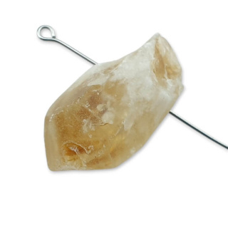 Citrine nugget with hole 33x16 mm no 495