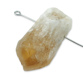 Citrine nugget with hole 33x17 mm no 496
