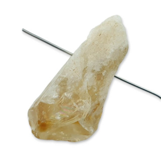Citrine nugget with hole 35x15 mm no 511