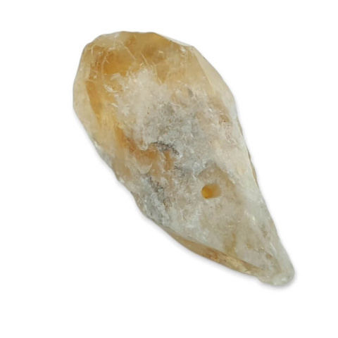 Citrine nugget with hole 37x18 mm no 484 Citrine nugget with hole 37x18 mm no 484