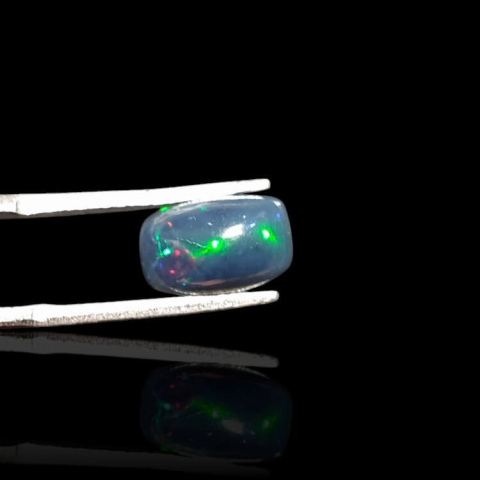 Black Ethiopian Opal 11x7 mm No 907 Black Ethiopian Opal 11x7 mm No 907